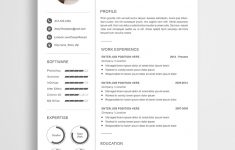 Free Resume Template Resume Template Zoey 01 free resume template|wikiresume.com