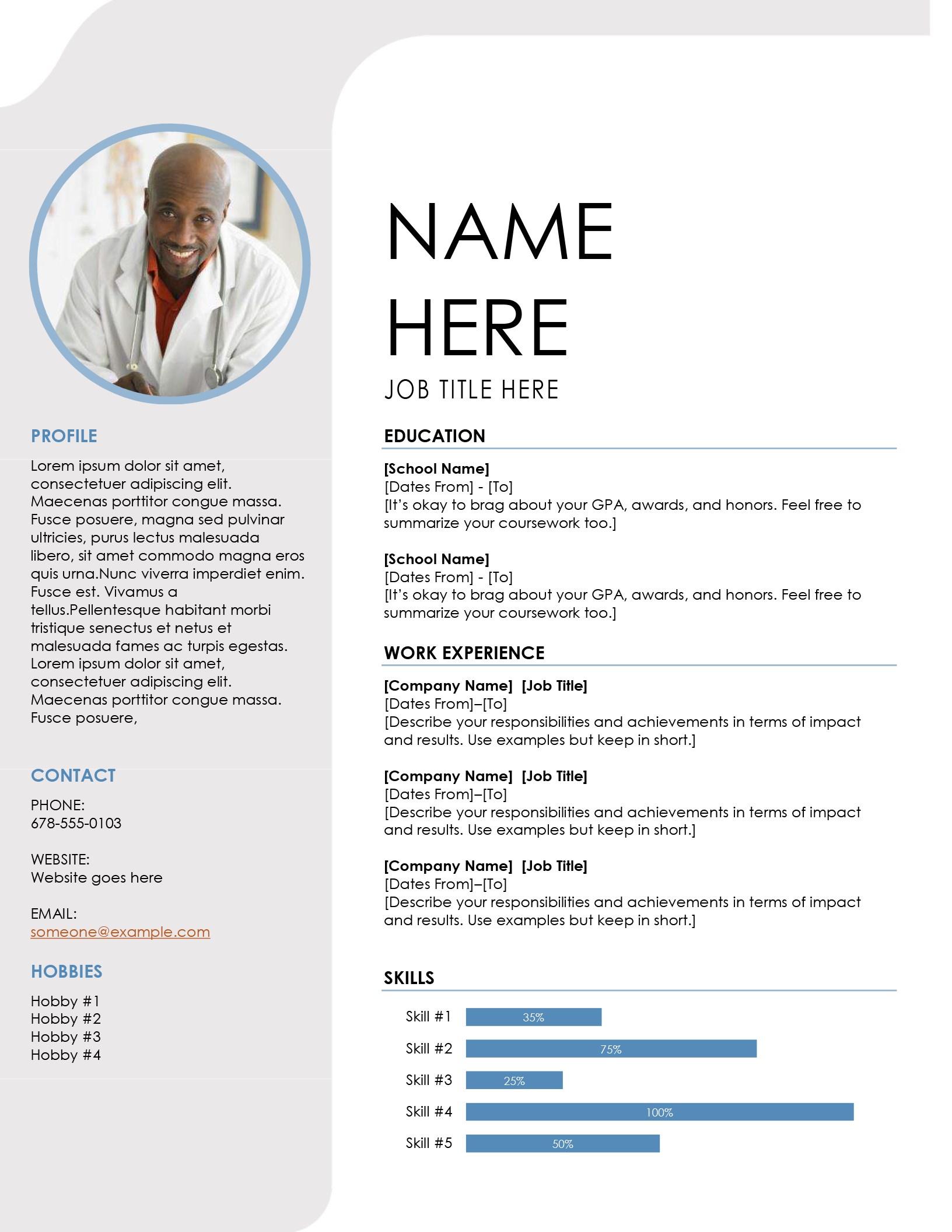 Free Resume Templates For Word Resumes And Cover Letters Office Com Job Resume Template Microsoft Word Templates free resume templates for word|wikiresume.com