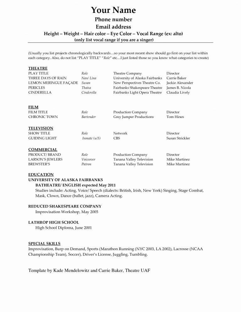 how to make a free resume on word