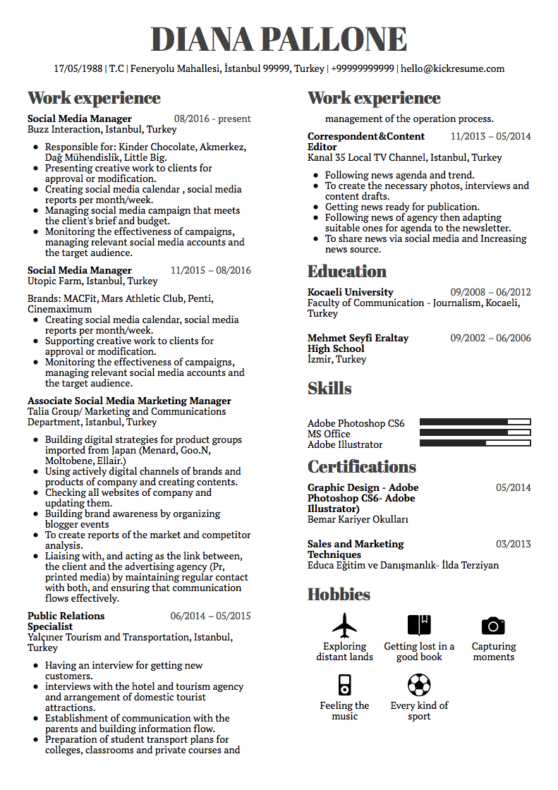 Good Resume Examples 10 Real Marketing Resume Examples That Got People Hired At Nike