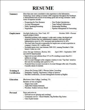 Good Resume Examples Barback Resume Examples Hot A Good Resume Example Popular Resume