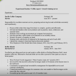 Good Resume Examples Barista Resume Experienced good resume examples|wikiresume.com