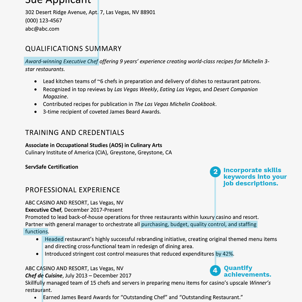 Good Resume Examples Best Resume Examples Listed Type And Job