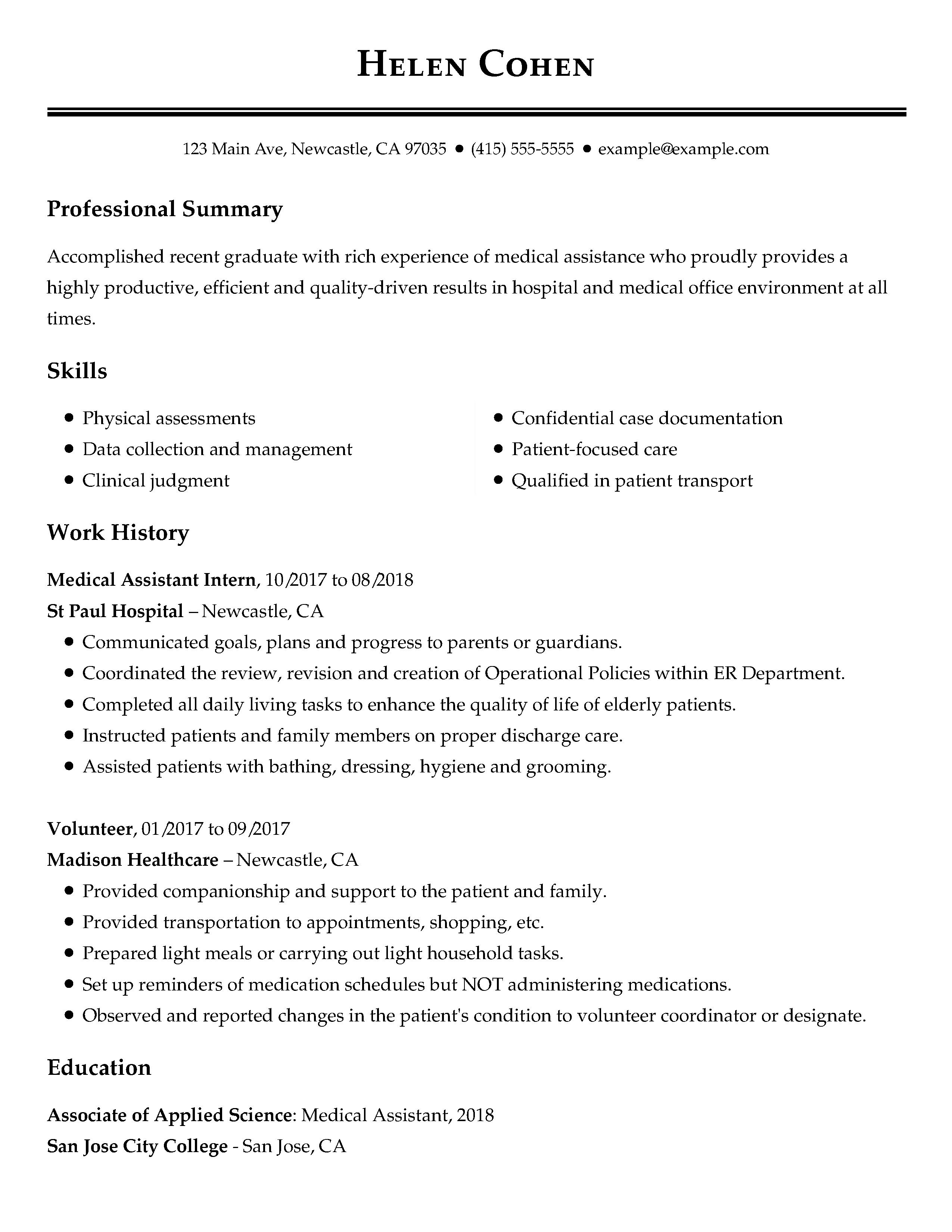 Good Resume Examples View 30 Samples Of Resumes Industry Experience Level