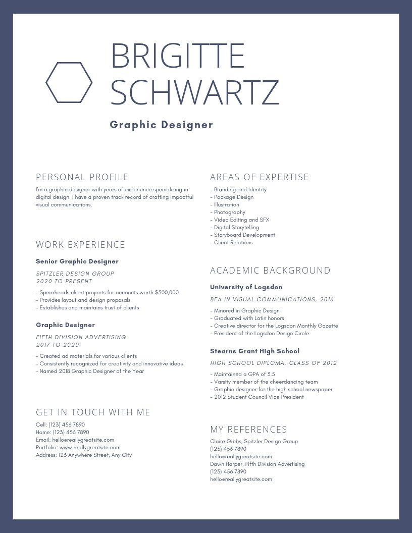 Graphic Designer Resume Ideas 50 Inspiring Resume Designs And What You Can Learn From Them Learn