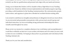 Great Cover Letters Education Teaching Assistant A Great Cover Letter For Job Application great cover letters|wikiresume.com