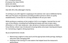 Great Cover Letters Waiter Waitress Cover Letter Example Template great cover letters|wikiresume.com