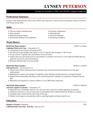 Great Resume Examples 30 Resume Examples View Industry Job Title
