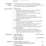 Great Resume Examples Functional Entry Level Software Tester great resume examples|wikiresume.com