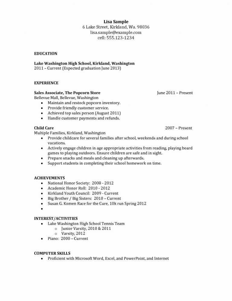 high-school-student-resume-wikiresume