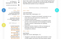 How To Make A Good Resume Htw Reverse Chronological Bartender Resume Example how to make a good resume|wikiresume.com
