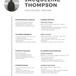 How To Make A Good Resume White Minimalist With Photo Teacher Resume how to make a good resume|wikiresume.com