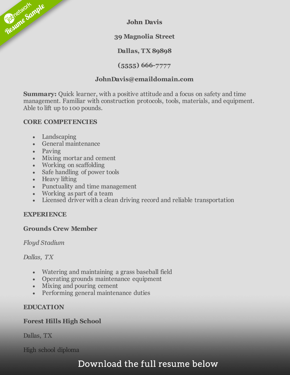 How To Write A Resume Construction Resume Helper how to write a resume|wikiresume.com