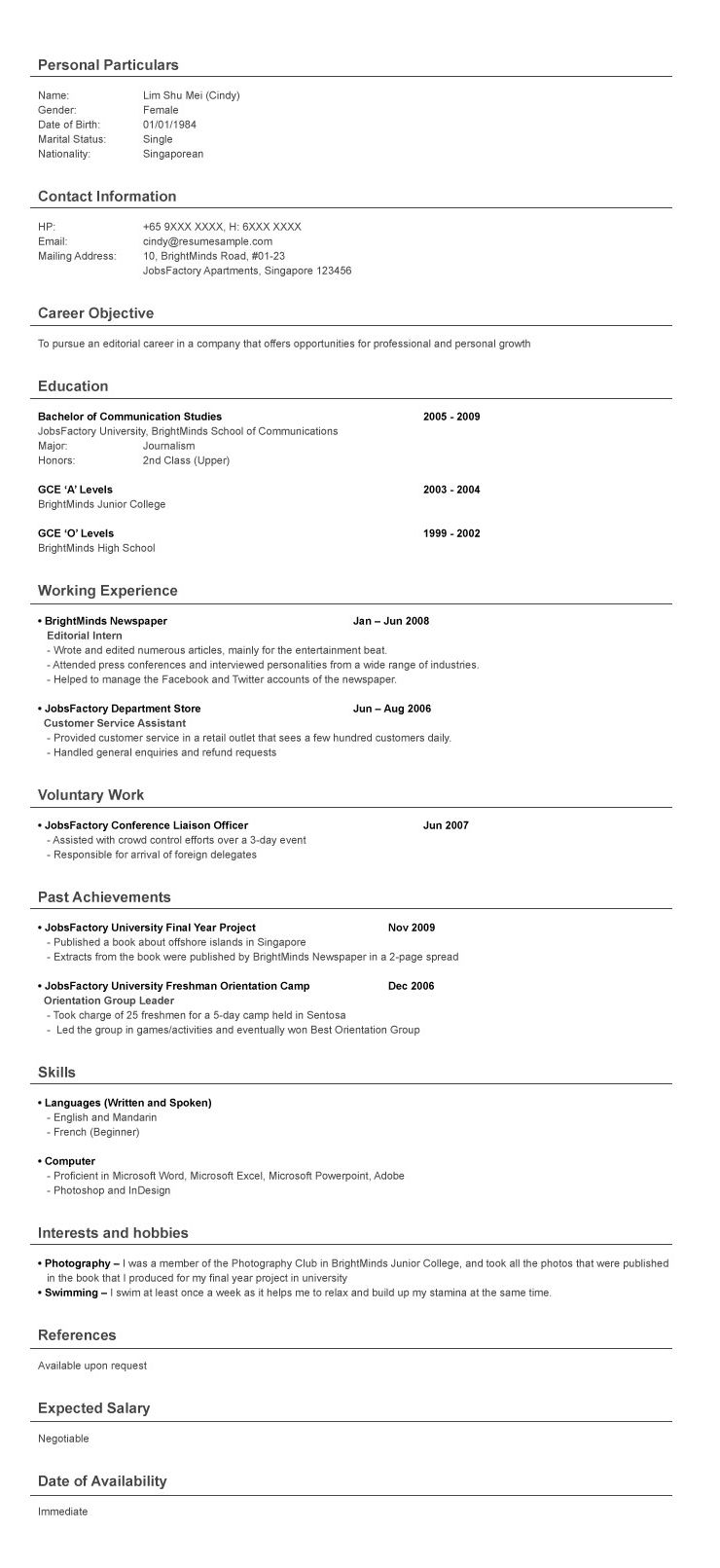 How To Write A Resume For A Job Resume how to write a resume for a job|wikiresume.com
