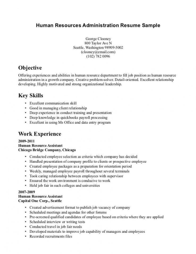 Human Resources Resume Objective For Resume Examples For Medical Assistant Lovely Human