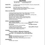 Job Resume Examples Sample Curriculum Vitae For Employment job resume examples|wikiresume.com