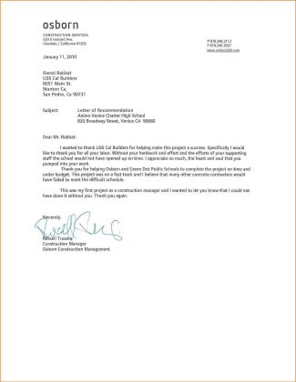 Letter Of Recommendation Template General Letter Of Recommendation ...