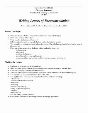 Letter Of Recommendation Template Job Letter Of Recommendation Job Recommendation Letter