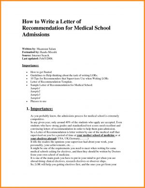 Letter Of Recommendation Template Letter Of Recommendation Template Doctor New Sample Doctor Referral