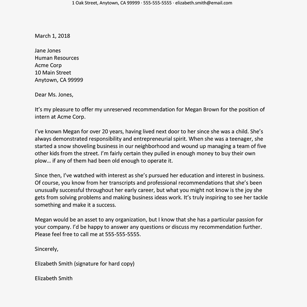 Letter Of Recommendation Template Template For Recommendation Letter Cablomongroundsapexco