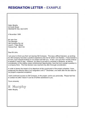 Letter Of Resignation Template  Quit School Letter Format Valid Ficial Letter Resignation Template