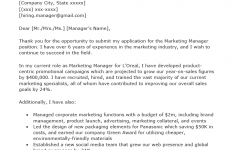 Marketing Cover Letter Marketing Manager Cover Letter Example Template marketing cover letter|wikiresume.com