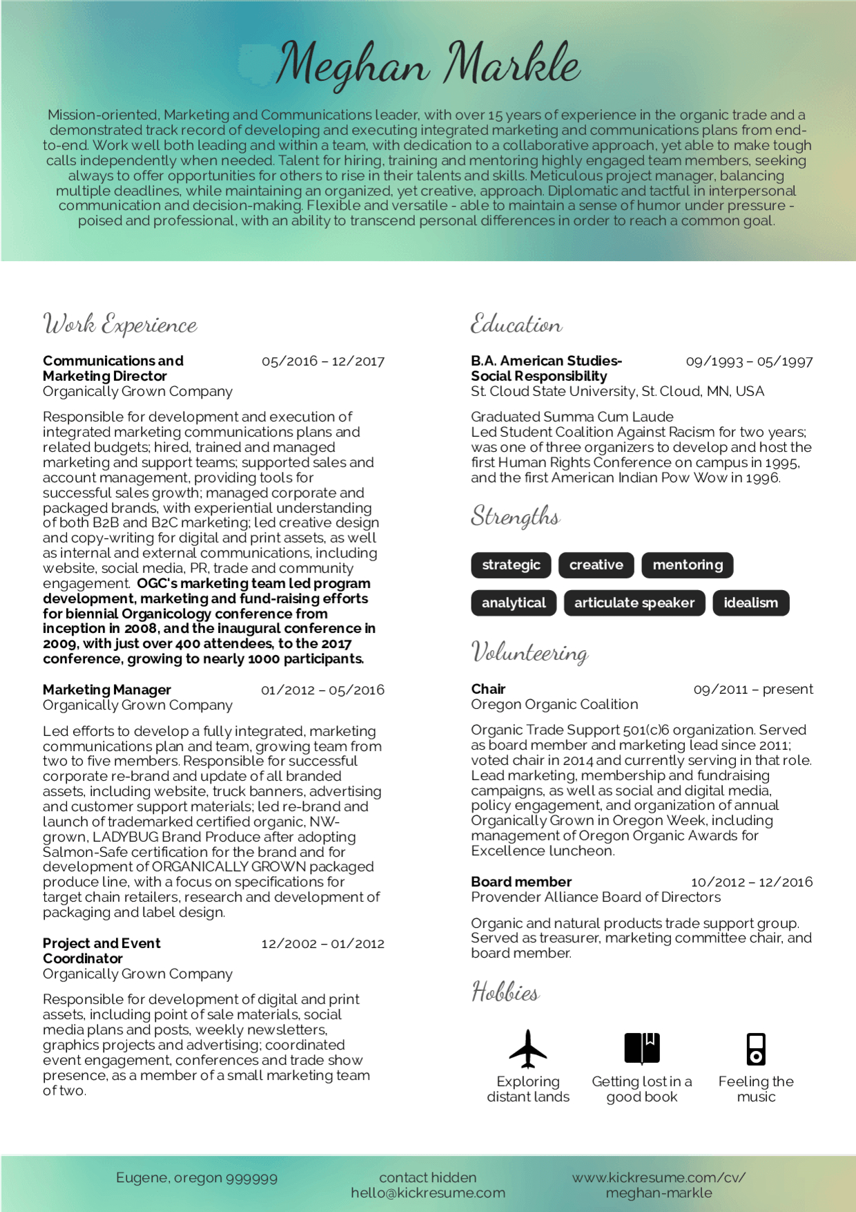 Marketing Resume Examples  Resume Examples Real People Marketing Director Resume Sample