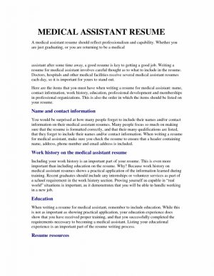 Medical Assistant Resume Medical Administration Resume Examples Zromtk Experienced Medical