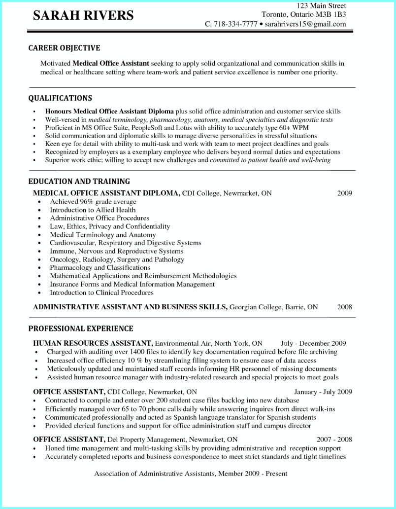 Medical Assistant Resume Medical Assistant Resume Template 2017 Resume Resume Examples