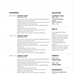 Microsoft Word Resume Template Space In Between 5 Free Microsoft Word Cv Resume Templates microsoft word resume template|wikiresume.com