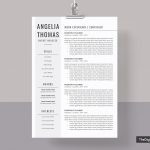 Microsoft Word Resume Template Thedigitalcv Resume Angelia 03 microsoft word resume template|wikiresume.com