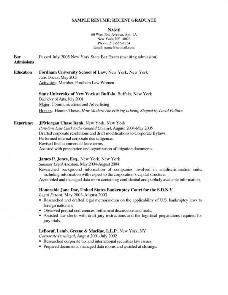 New Grad Nurse Resume - wikiresume.com