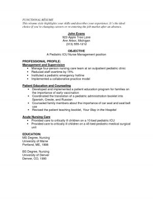 New Nurse Resume Resume Templates For Nursing Jobs Best New Nurse Resume Template
