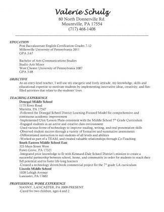 How to Write a New Teacher Resume - wikiresume.com