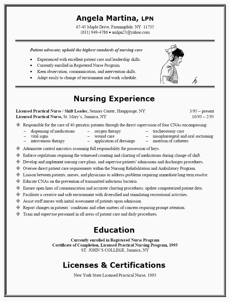 Nurse Resume New Grad Lpn Skills For Resume Sample New Nurse Resume Beautiful New Grad