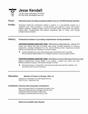 Nursing Assistant Resume Objective For Nursing Assistant Resume Cablomongroundsapexco