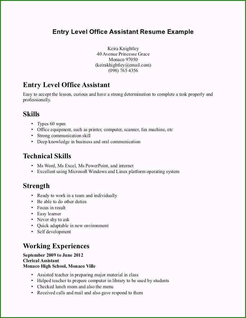 Perfect Resume Example  Beginner Resume Sample Amazing Beginner Student Resume No Experience