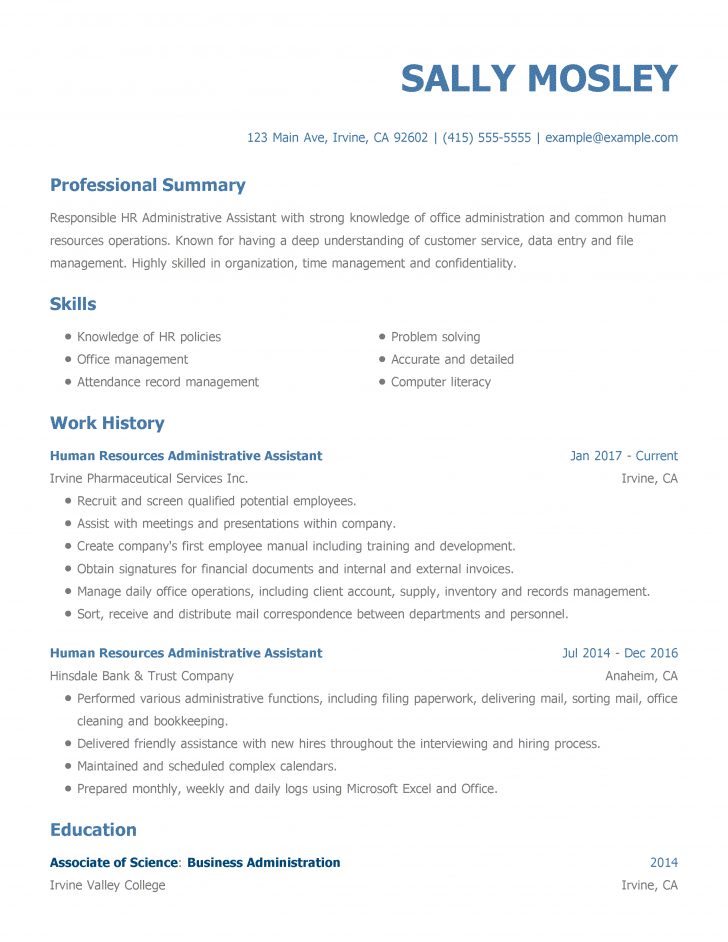 Perfect Resume Example Free Resume Examplesindustry Job Title ...