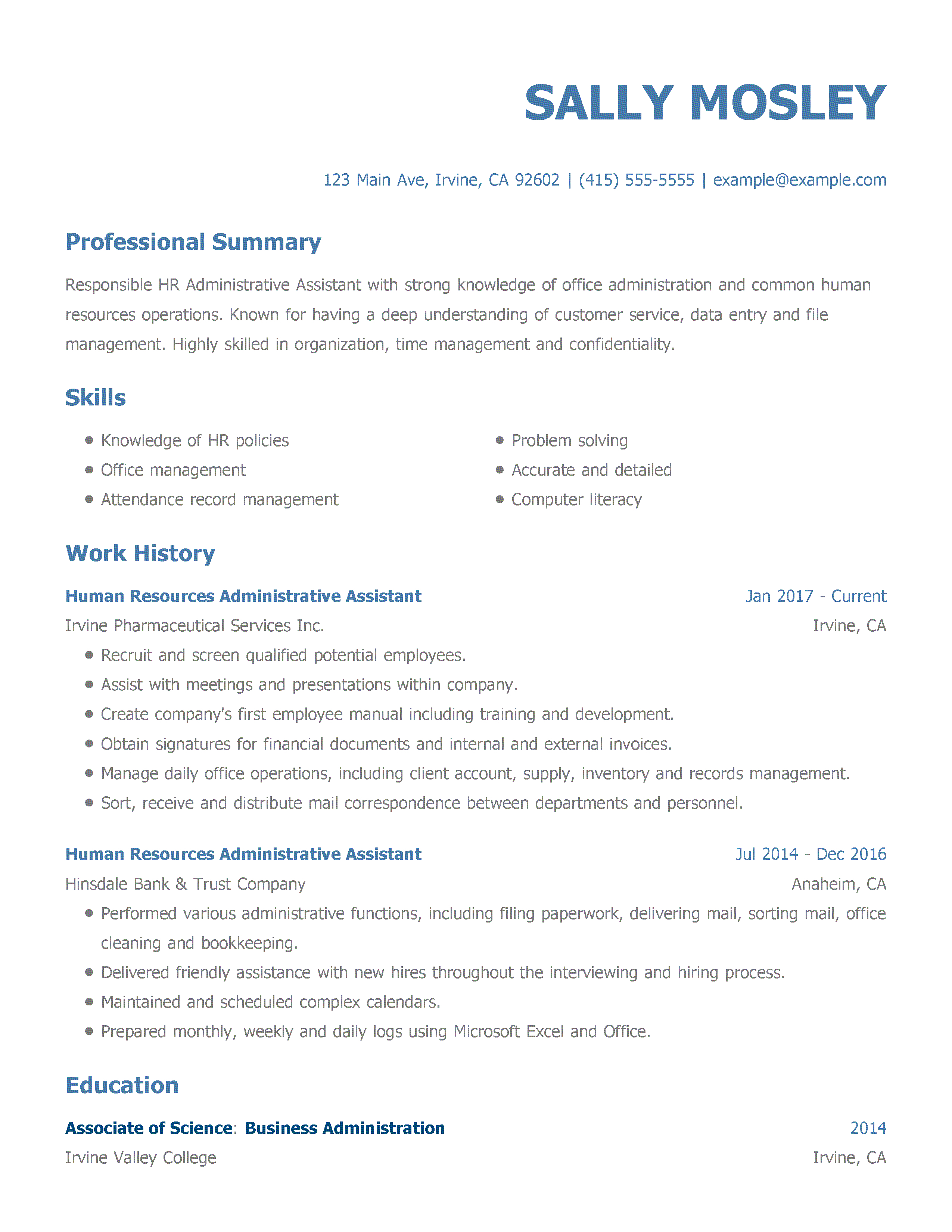 Perfect Resume Example  Free Resume Examplesindustry Job Title Livecareer Perfect