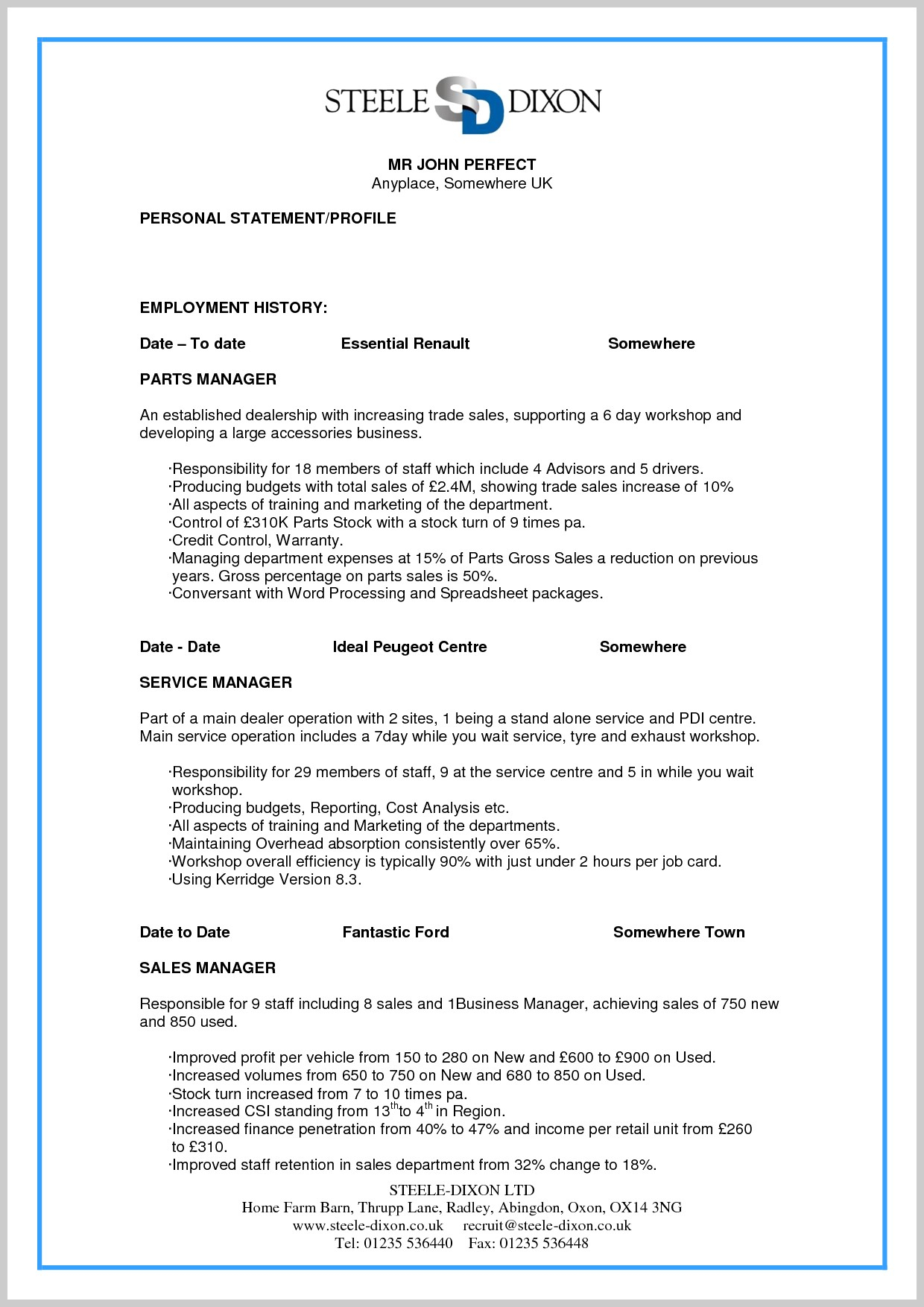 Perfect Resume Example  The Perfect Resume Sample Nice Perfect Resume Example 4783 Resume