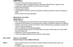 Preschool Teacher Resume Preschool Teacher Resume Sample preschool teacher resume|wikiresume.com