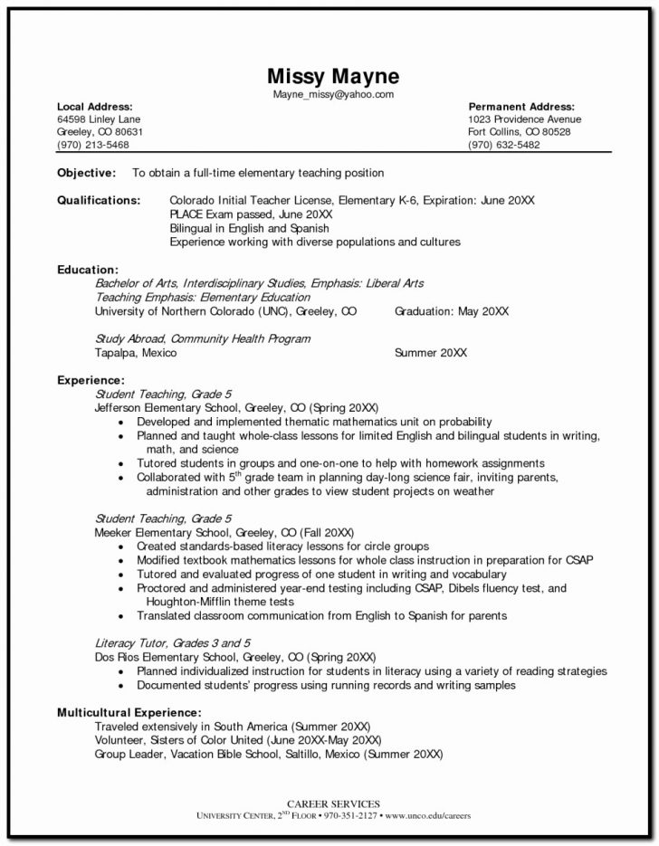 Preschool Teacher Resume - wikiresume.com