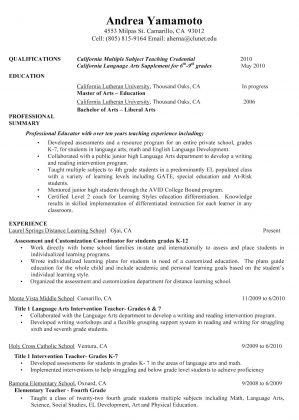 Professional Profile Resume Example to Apply - wikiresume.com