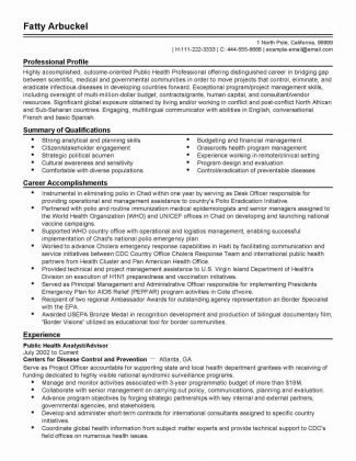 Professional Profile Resume Example to Apply - wikiresume.com