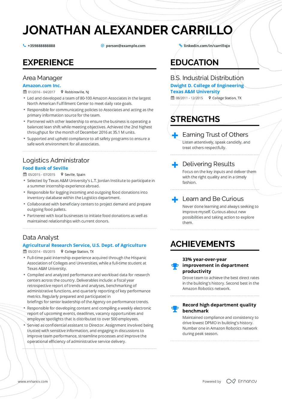 Professional Resume Examples Operations Manager Resume professional resume examples|wikiresume.com