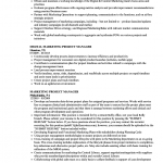 Project Manager Resume Marketing Project Manager Resume Sample project manager resume|wikiresume.com