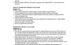 Project Manager Resume Marketing Project Manager Resume Sample project manager resume|wikiresume.com