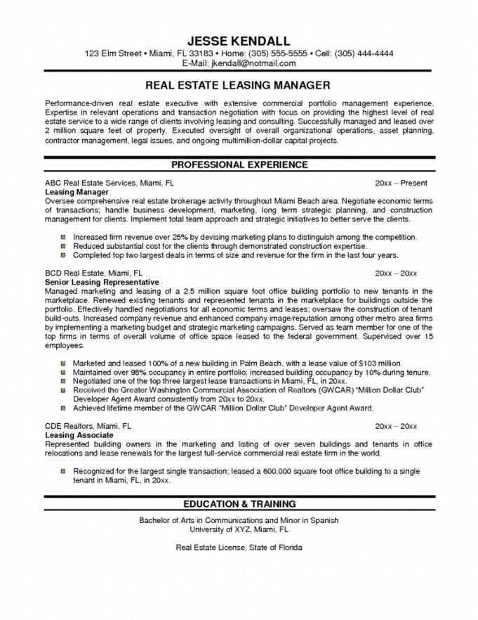 Tips to Write a Stunning Property Manager Resume - wikiresume.com