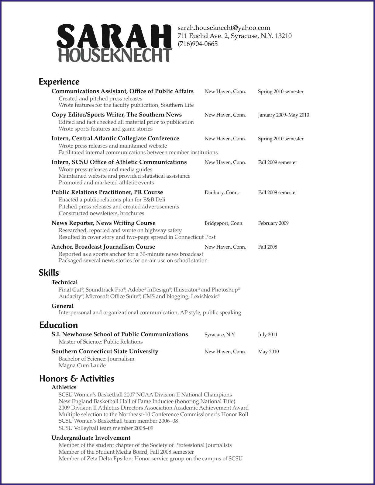 Public Relations Resume Ideas Collection For Public Relations Resume Template Of Free