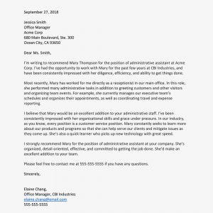 Recommendation Letter Template Letter Of Recommendation Template